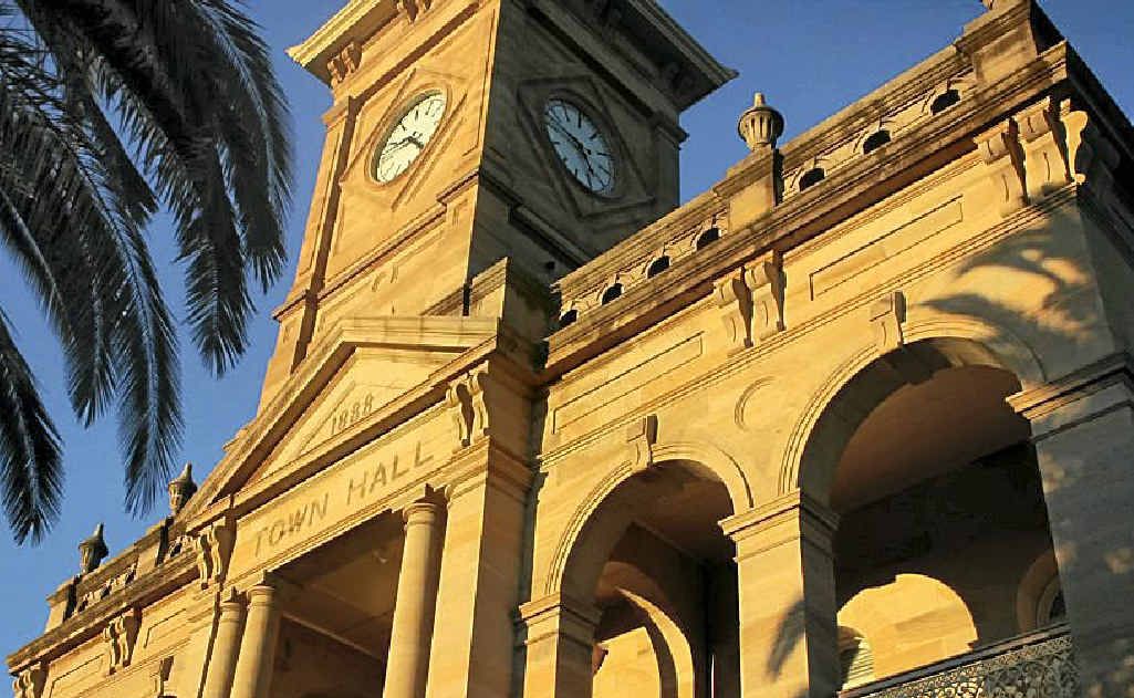 The Town Hall renovations nearly done.